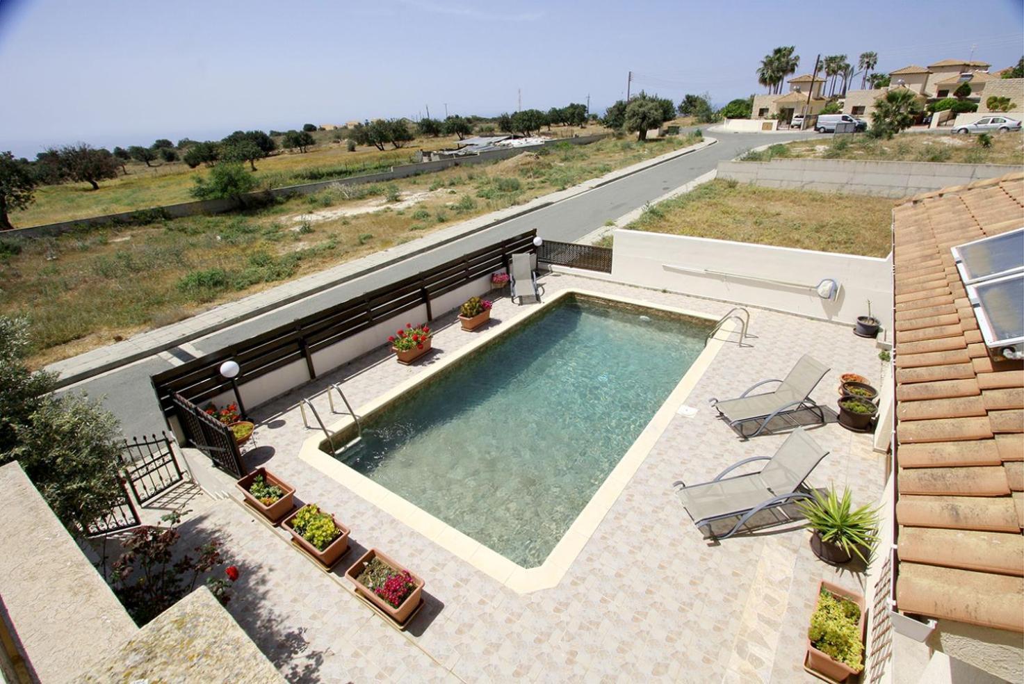 Amathousia Villa With Private Pool And Sea View Πισσούρι Εξωτερικό φωτογραφία